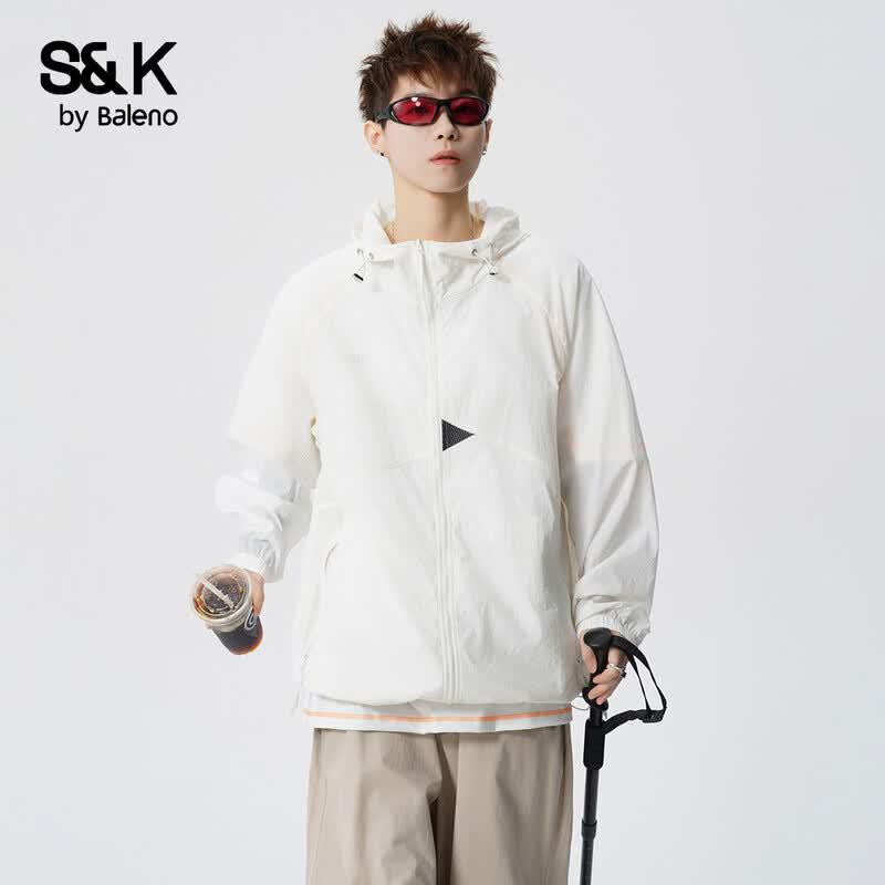 Baleno Men's S&K Series Lightweight Hooded Sun Protection Jacket