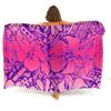 Polynesischer Damen-Sarong Hawaiianisches Strandparty-Schal Winddicht Sonnenschutz Einteiler Samoa Blumendruck