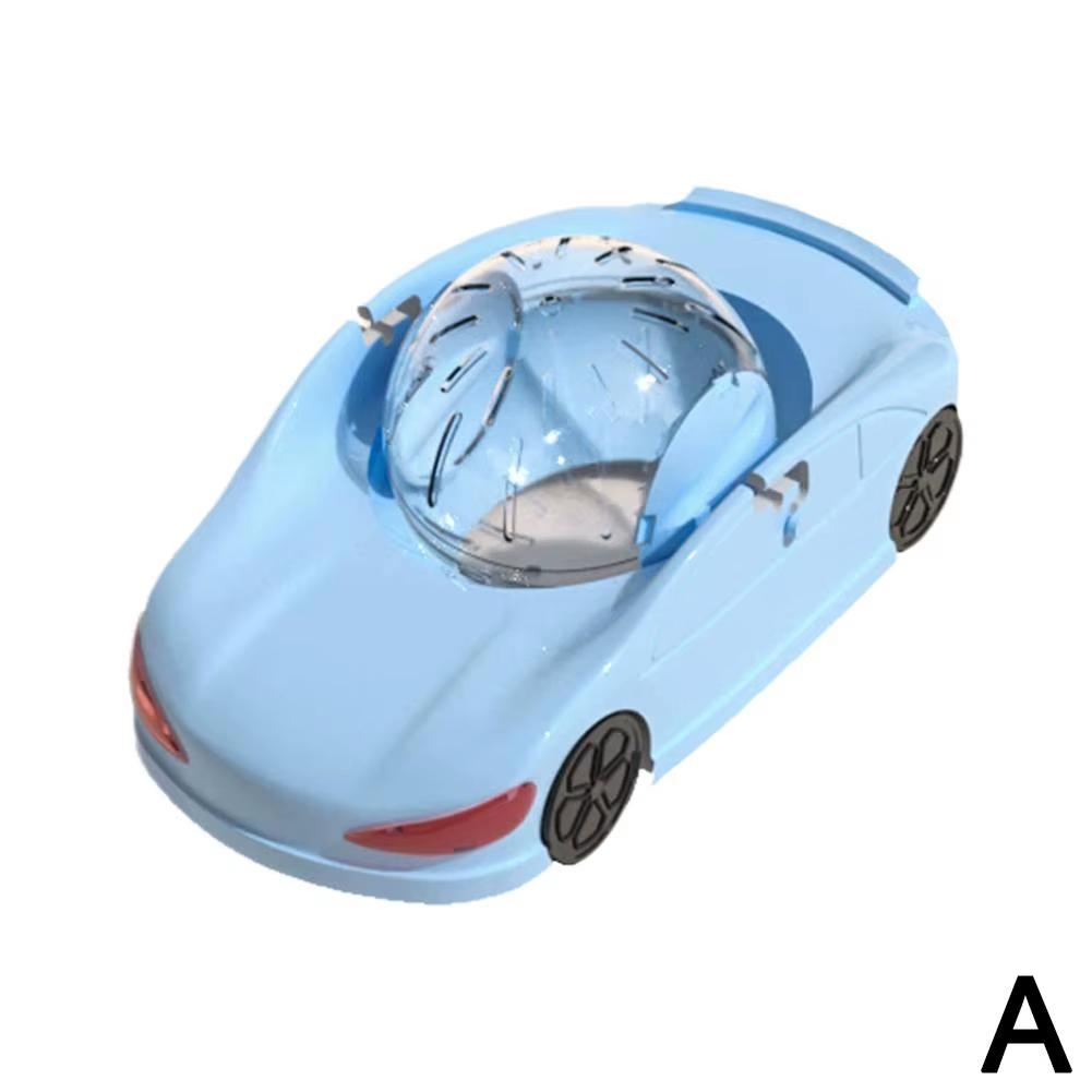 

Extra Large Transparent Hamster Running Ball Exercise Wheel Toy Car for Small Pets Ferrets and Golden Bears Sports Design синій