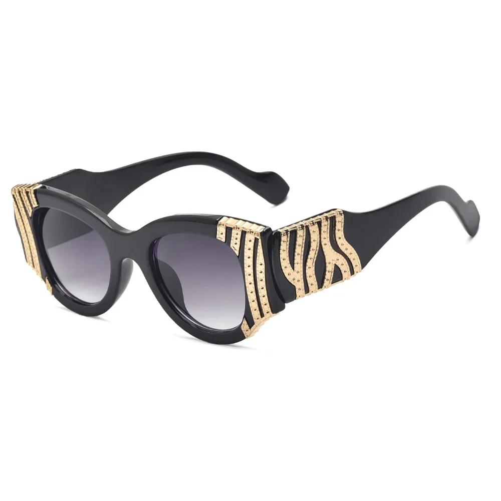 

Big Frame Cat Eye Sunglasses Women Vintage Trendy Punk Oversized Luxury Designer Shades Sexy Ladies Fashion