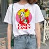 Kawaii Candy Candy Anime Summer Top Tshirt Femen Print T Shirt Grunge Anime Manga T Shirt Top Tees Graphic Aesthetic