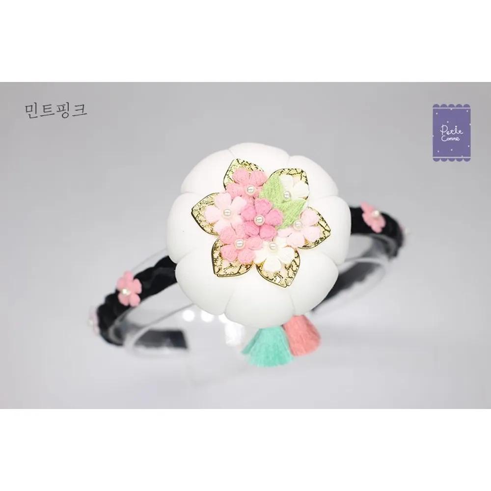 Bae Family Girl Hanbok Headband Toddler Baby Holiday First Birthday 100th Day