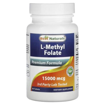 L-Methylfolat, 15.000 mcg, 60 Tabletten