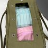 Multiple Pockets Sewing Tool Storage Bag 7 Yarn Holes Crochet Accessory Handbag  Birthday Gifts