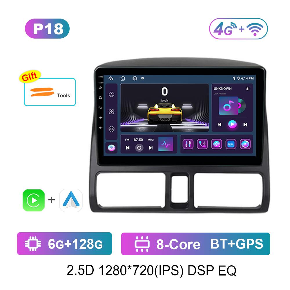 Android OS for Honda CR-V CRV 2 2001 - 2006 Car Radio Multimedia Player 4G Bluetooth WiFi GPS Navigation IPS Screen Auto Tools