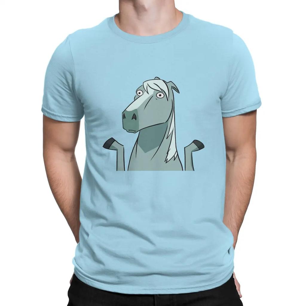 Centaurworld T-Shirts für Pferde Simplicitys Vintage Reines Baumwoll-T-Shirt Rundhals Kurzarm T-Shirts Sommerkleidung Unisex