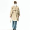 Long Woolen Coat Men's Trench Coat Over the Knee Autumn and Winter Tide Lapel Jacket