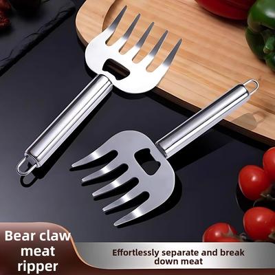 Multifunctional Bear Claw Meat Splitter Chicken Beef Meat Splitter Barbecue Kitchen Food Fork Splitter Meat Cutter