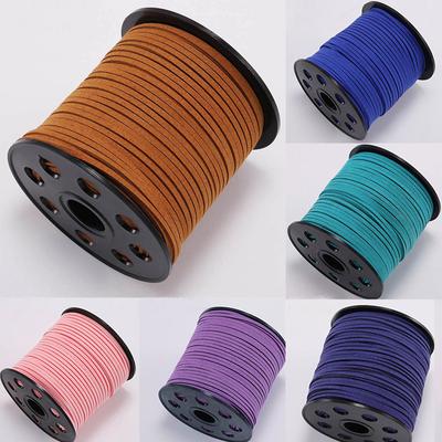 10 yardová nit Velvet Cord Suede Kožené Cords Kožené Lace Flat Faux Suede Cord Cord String