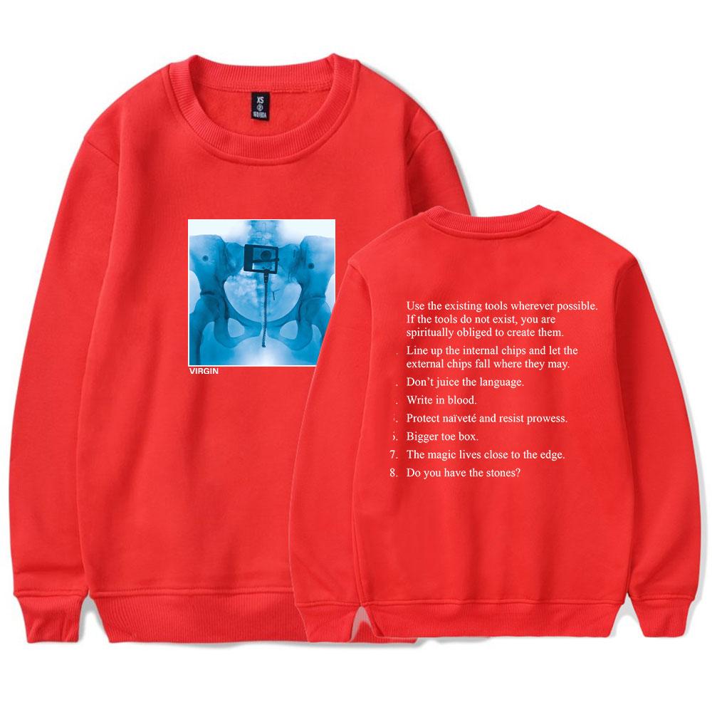 

Модный свитер Lorde с круглым вырезом для мужчин/женщин, худи в стиле харадзюку, уличная одежда, толстовки, модные топы, повседневная одежда для подростков XXS красный