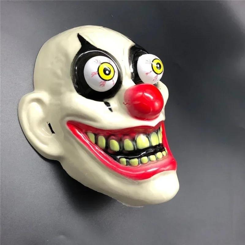 Horror Clown Scary Mask Halloween Cosplay Helmet Party Costume Mask Props Party Decoration Vampire Mask Masquerade Ghost Mask