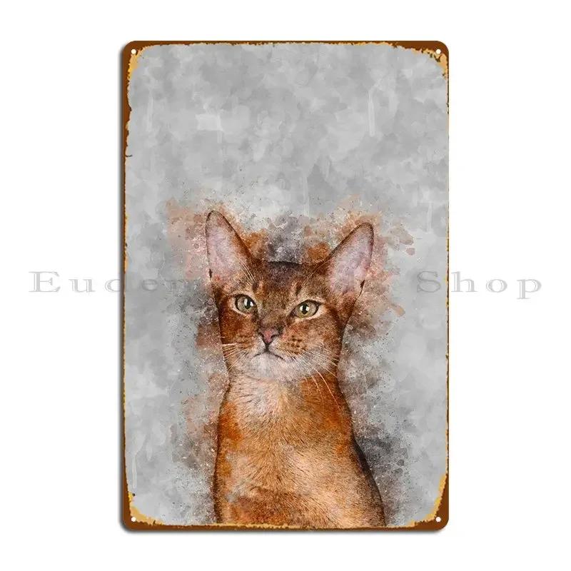 Abyssinian Metal Sign Design Decoration Bar Customize Retro Tin Sign Poster