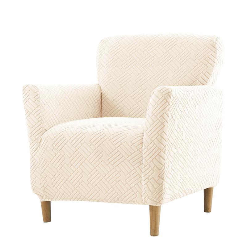 1PC All-inclusive Armchair Cover Jacquard Single Sofa Slipcover Stretch Club Chair Furniture Protector Cover for Living Room