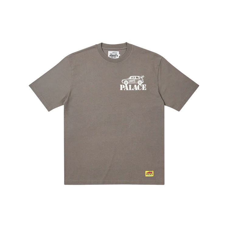 Palace Jimmyz Washed T-Shirt Grey Unisex Tops P22JZTS002