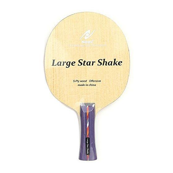Used New Nittaku Table Tennis Racket Large Star Shake Hand Large Ball Flare NE-6895