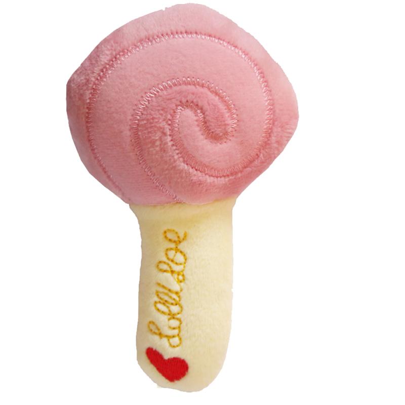 Stress Relief Pet  Plush  Toy Colorful Cartoon Fruit Animal Shape Bite-resistant Sounding Doll Molar