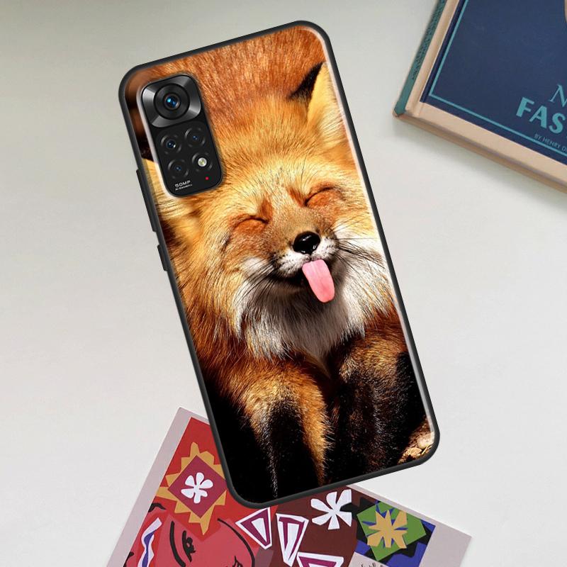 Cute Fox In Autumn Case For Xiaomi Redmi Note 14 Pro 13 12 11 10 15 Pro Plus Redmi 15C 13C 12C 10C 14C 15 Cover
