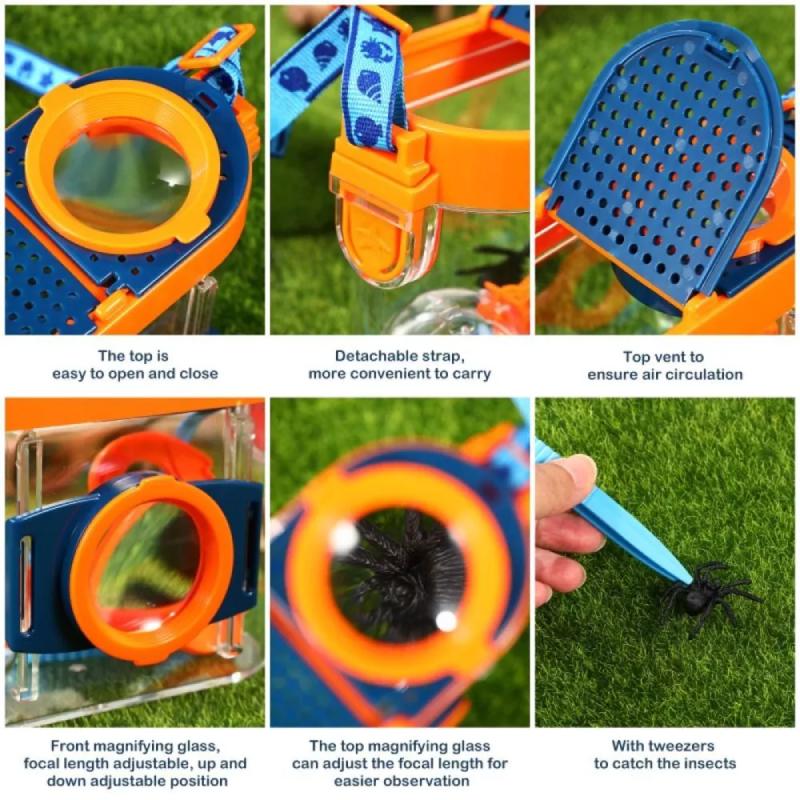 Insect Childrens Exploration Observation Box Outdoor Capture Collection Tool