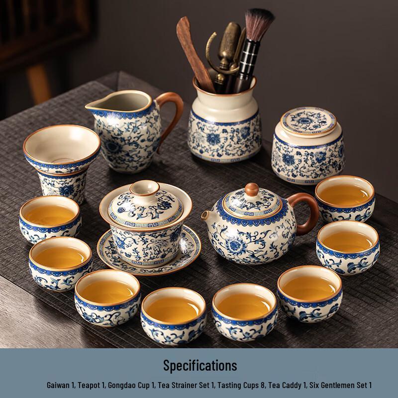 Handun Floral Ceramic Tea Set