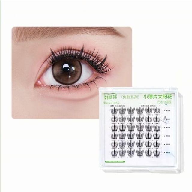 GELLA S - Thin Glue-free False Eyelashes - Sunflower #Sunflower - 36 Clusters