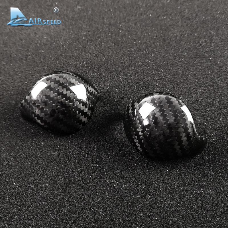 Real Hard Carbon Fiber Sticker for Ford Mustang 2015 2016 2017 2018 2019 2020 2021 2022 Accessories Interior Gear Shift Knob