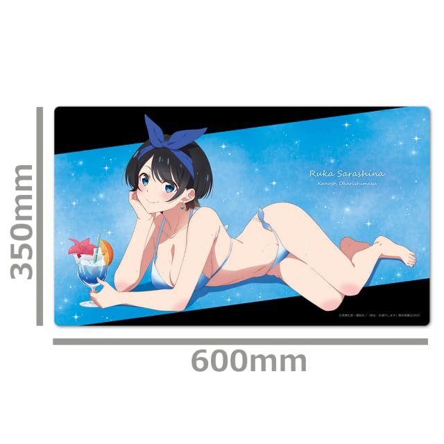Rent-A-Girlfriend Character Rubber Mat Sarashina Ruka