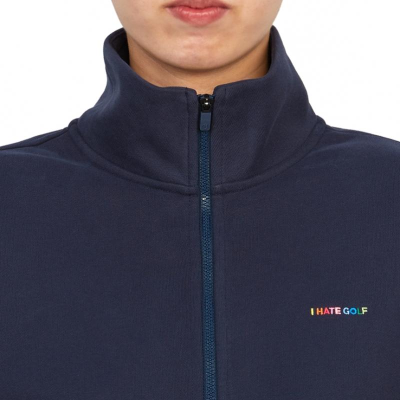 Galleria G Fore Pore Golfwear Damen Langarm-T-Shirt mit halbem Reißverschluss, Glm000011 TwlT