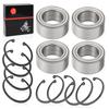 Front Rear Wheel Bearings 44x72x33mm & Ring Clip For Polaris RZR 900 1000 Turbo RS1 XP S 4 All Models 2011-2020