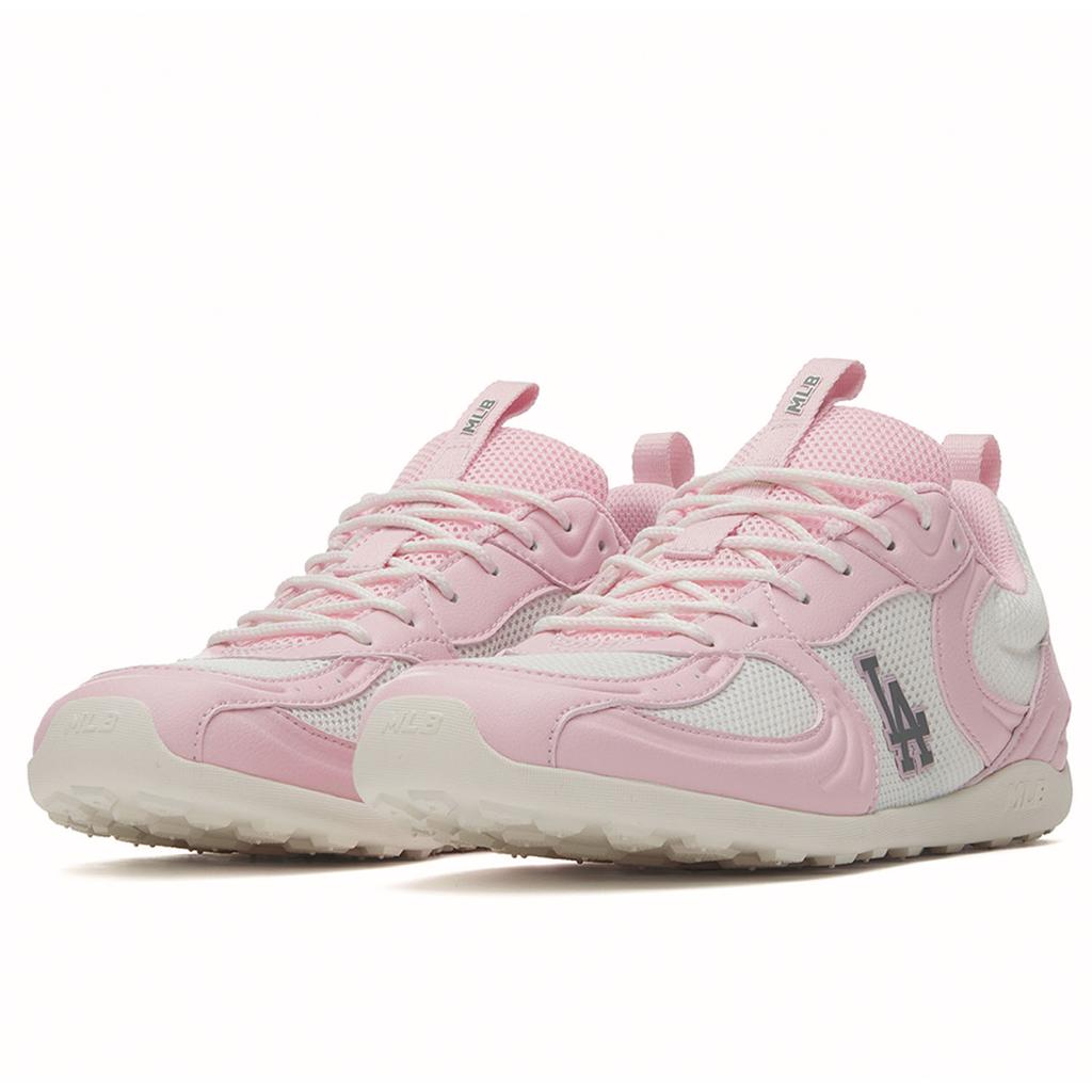 MLB Los Angeles Dodgers Lightweight, Breathable, And Slip Resistant Low top German Army Trainers Unisex Pink 3ACVOL16N-07PKL