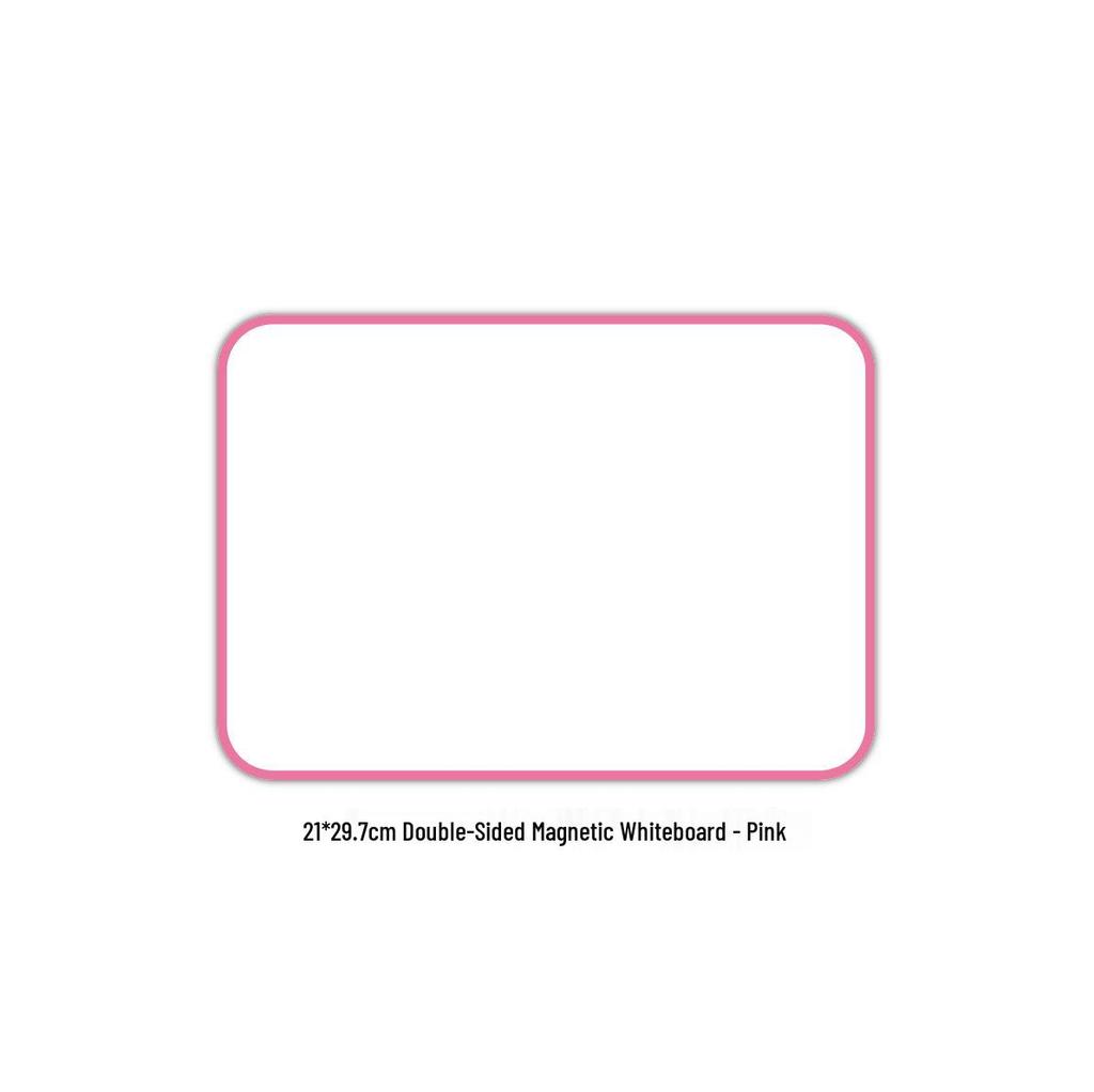 Double-sided Magnetic Desktop Whiteboard for Home & Office - Erasable Blackboard for Teaching & Children's Handwriting.