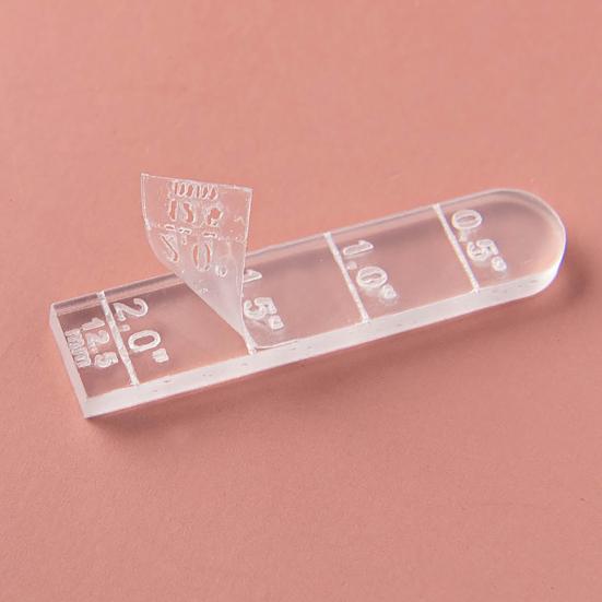 5 Pcs/Set Clay Arch Guide Polymer Clay Earrings Tools Acrylic Rainbow Arch Guides for Polymer Clay Jewelry Making DIY Crafting