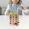 Busy Board Toddlers Early Educational Lights Switch Toy Preschool Learning Sensory Activity