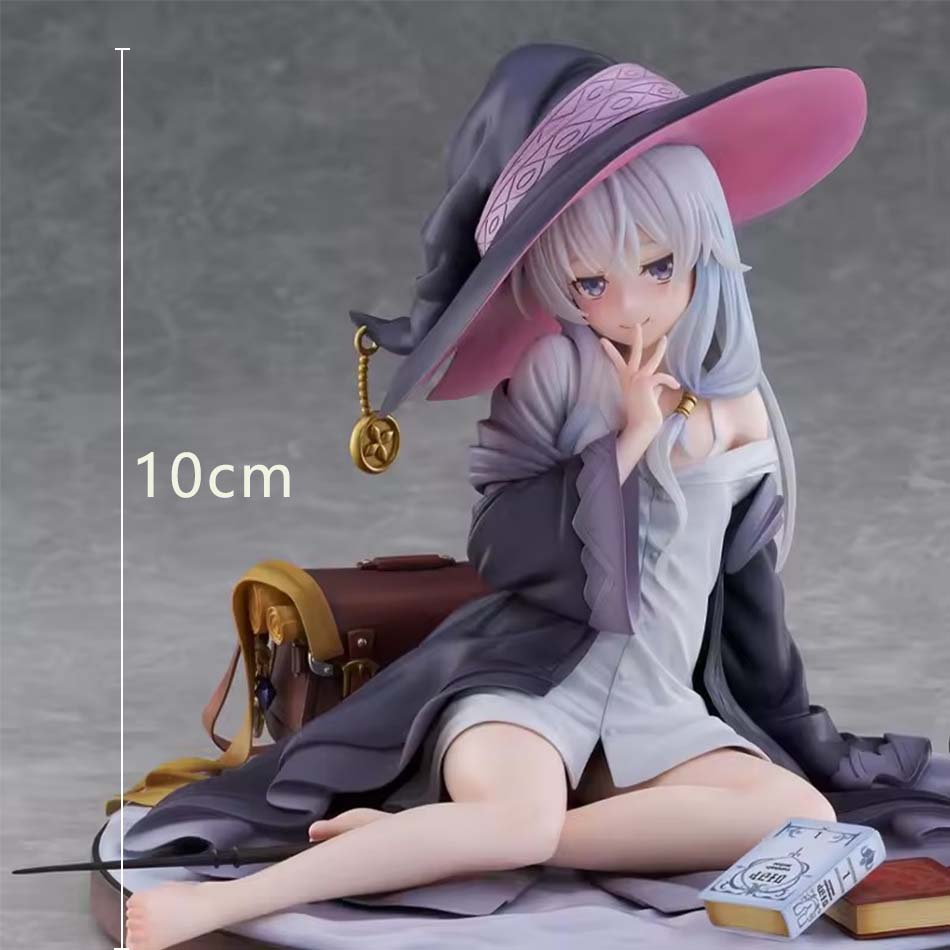 Nowe Anime Wędrująca Wiedźma: Podróż Elainy 20cm Elaina Figurka Akcji z PVC Model Zabawki na Urodziny dla Dzieci