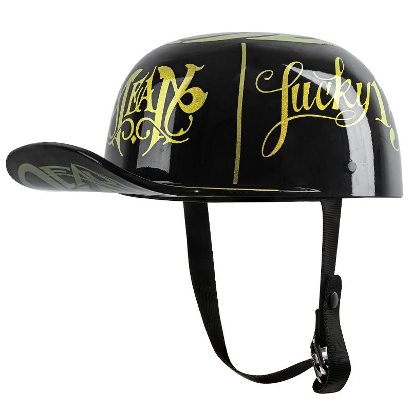 Factory Direct Half Helmet - Peak, Impact-Resistant ABS, Quick-Release