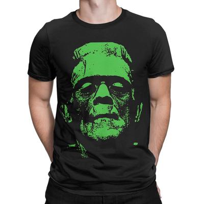 Monster Green Novelty 100 Cotton TShirt Frankenstein Tees Tops For Unisex