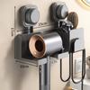 No Punching Hair Dryer Holder Wall Mounted Hairdryer Organizer Box New Wall Dryer Cradle  Bathroom