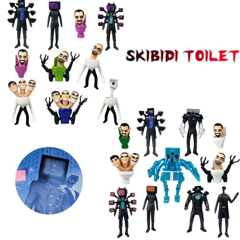 Lifelike Pvc Cross-border Toilet Man Vs Surveillance Man Action Figure Titan Sound Man Tv Man Camera Man Game Model Decoration
