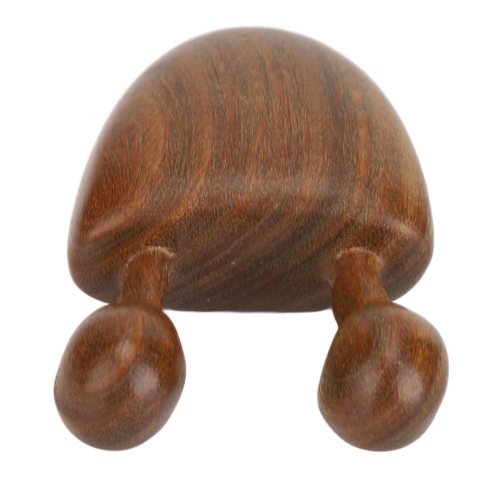 

Массажный скребок Венге 2 зуба Портативный удобный скребок Гуаша для лица носа шеи