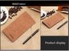 Hengsheng Men's Vintage Long Thin Matte Leather Wallet