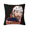 Connor McDavid  For Edmonton Oilers Fans Square Pillowcase Pillow Cover Cushion Comfort Throw Pillow for Home Bedroom
