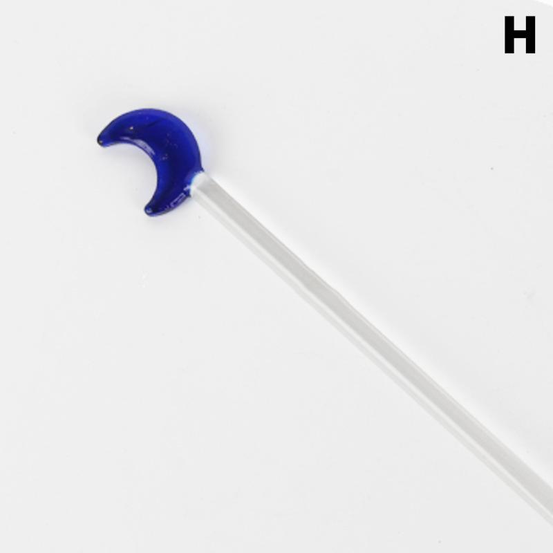 

Милая стеклянная мешалка Каваи Луна Звезда Мешалка для коктейлей Мешалки для напитков Многоразовый миксер для напитков Декоративный мадлер для напитков