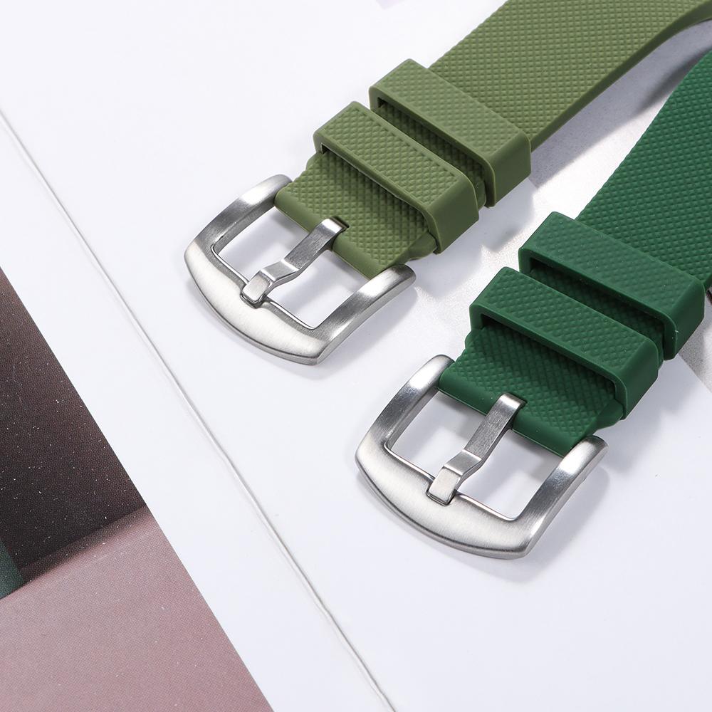 20mm 22mm Řemínek k hodinkám Rychloupínací Prémiový silikonový gumový řemínek k hodinkám Řemínek k hodinkám Náhradní řemínek k hodinkám pro Omega