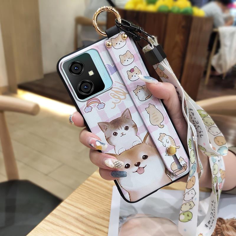 Waterproof Soft case Phone Case For Blackview Oscal C70 Durable Dirt-resistant Phone Holder Lanyard Wristband Anti-dust