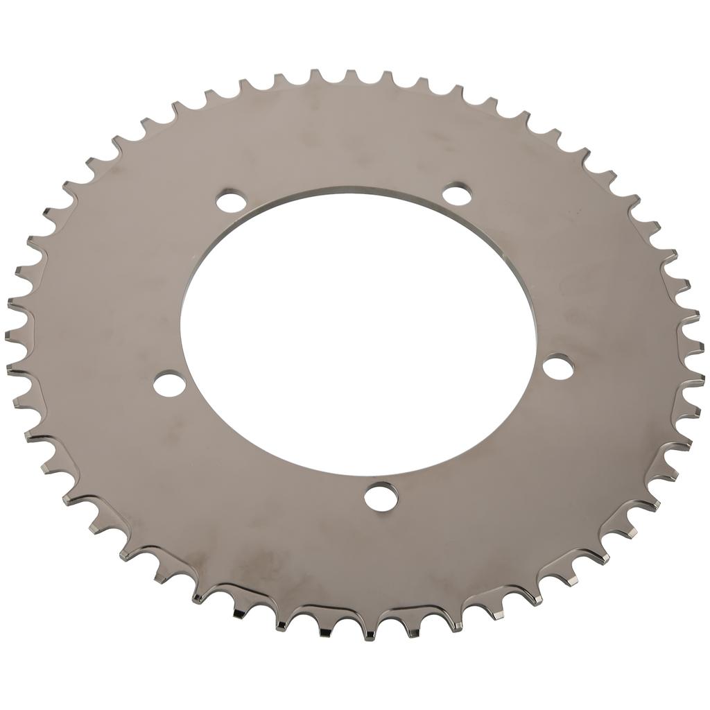 BOLANY ZDP‑04 Folding Bike 54T Chainring Bicycle Positive Negative Teeth Single ChainringGun Black