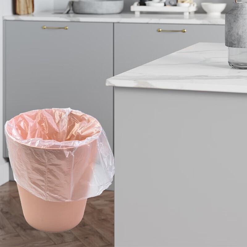 Thickened Space Silver Flat-Mouth Garbage Bags