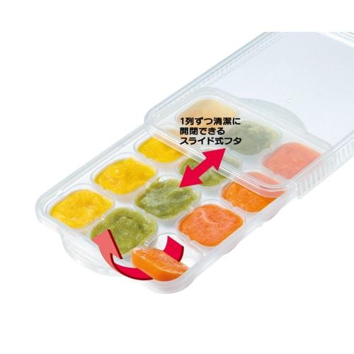 Skater Baby Food Storage Container Frozen Divided Tray 12 Blocks Basic Trmr12-a