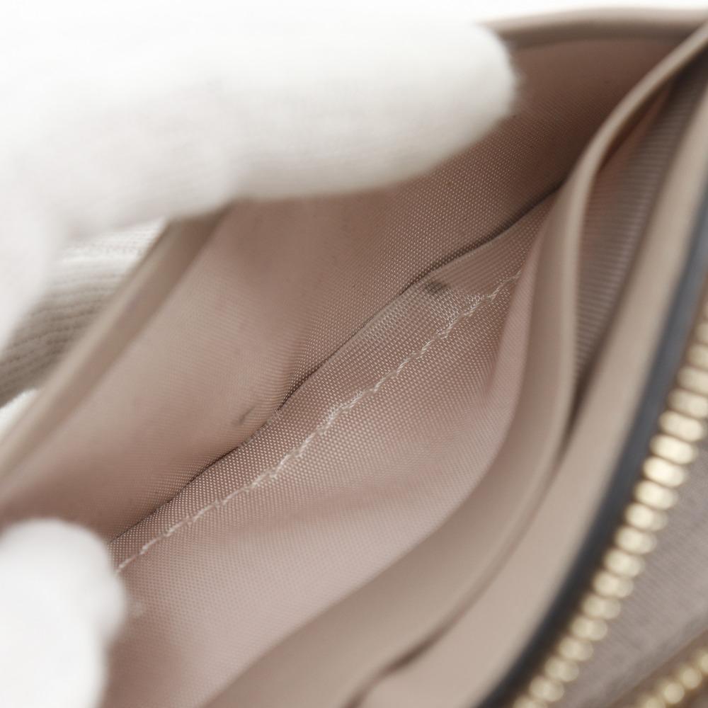 VALENTINO GARAVANI rockstud small wallet Bi-Fold Wallet WW2P0P39BOL beige Calfskin Women Used