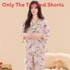 New Oriental Style Womens Pajama Twopiece With Breathable Cotton Satin For Home Use
