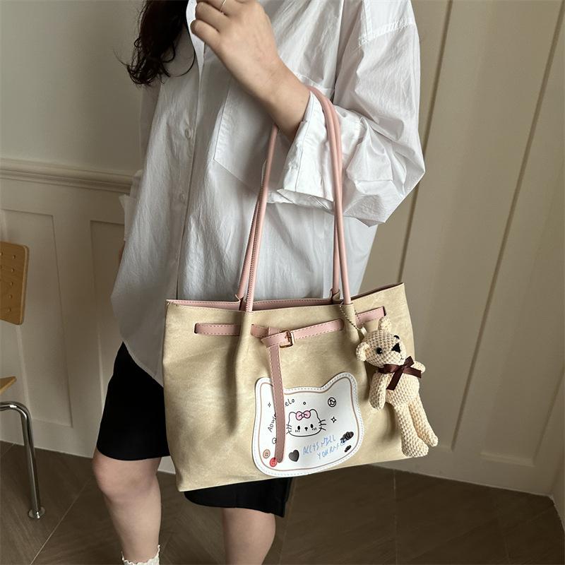 Women's bag new trend fashion art niche versatile casual commuting shoulder crossbody tote handbag