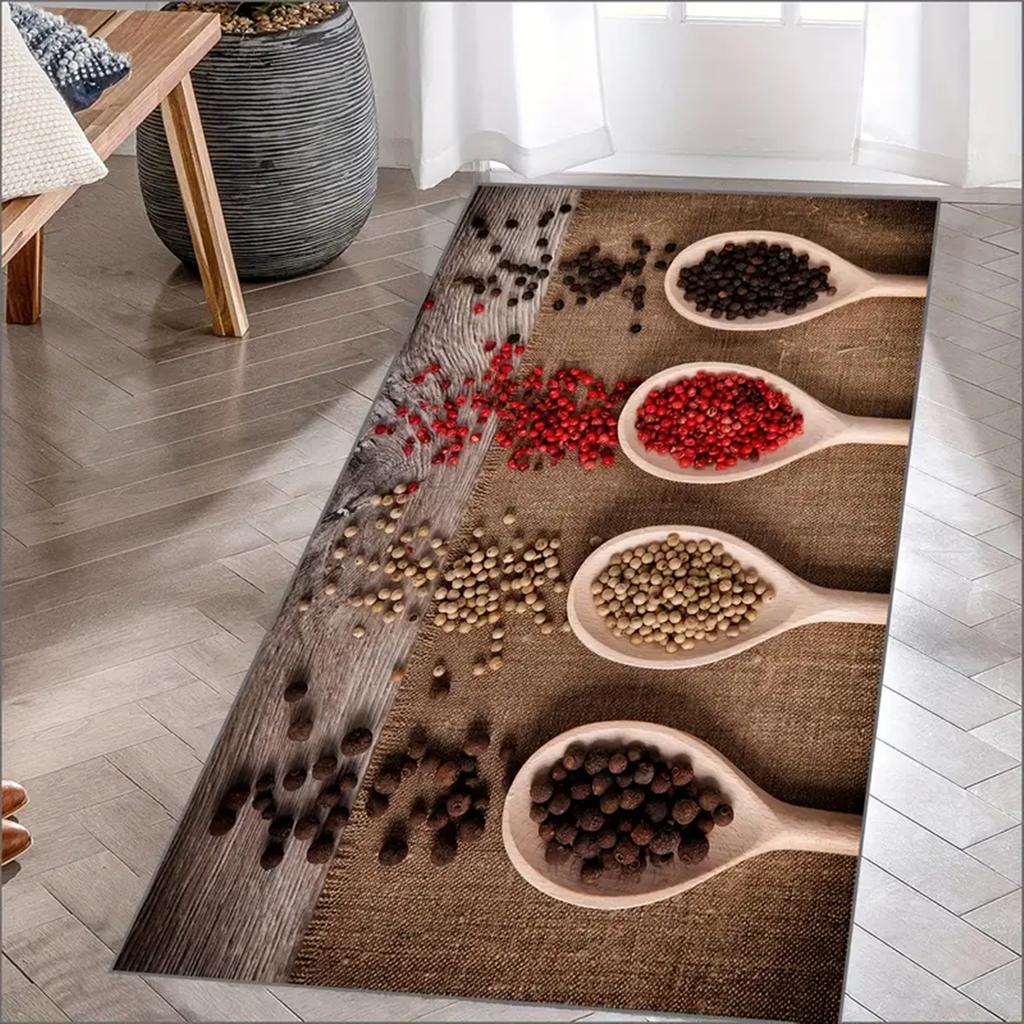 1 Pc Kitchen Rugs Non-slip Kitchen Mat Big Size Kitchen Carpet Machine Washable Floor Mat for Home Use Home Decor